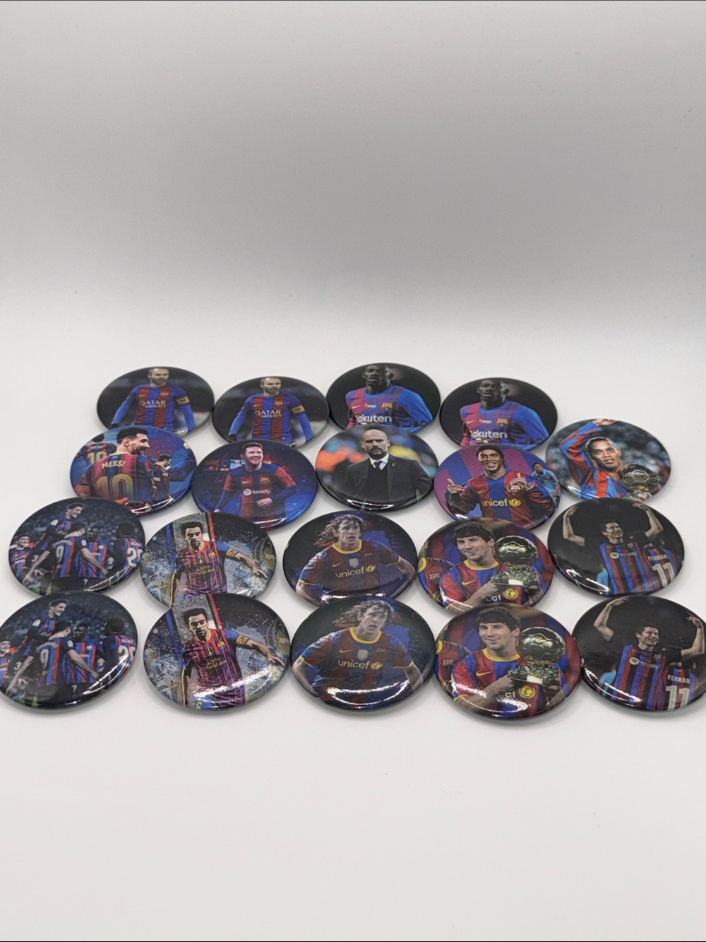 FC Barcelona Button Pin Set